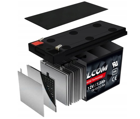 Akumulator 12V 7,2Ah - VRLA do UPS