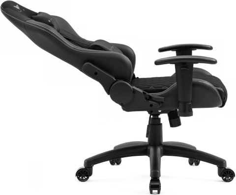 Materiałowy Fotel PHANTOM: Medium Size – Czarny Diamond White