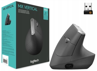 Myszka Logitech MX Vertical grafitowa, bezprzewodowa